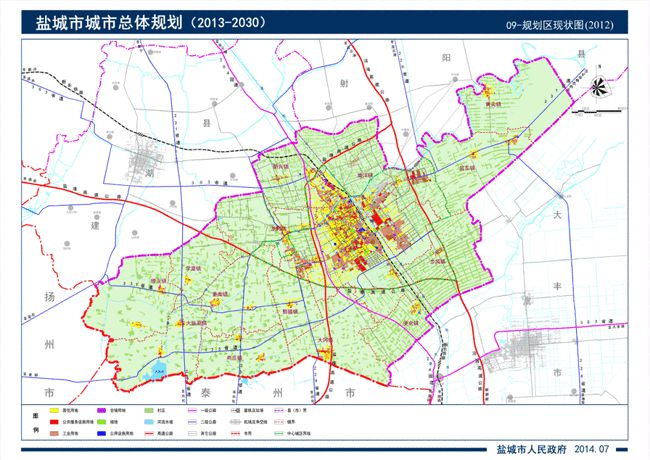 韩城市最新市区规划图